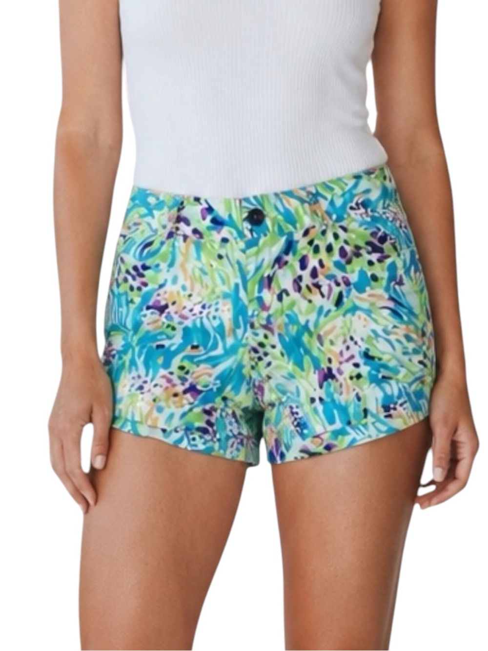 LILLY PULITZER Sea Soirée Callahan Shorts Size 2 -- Vacation / Resortwear